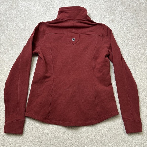 Kuhl Spekter Full Zip Jacket Women's Size Medium Red Outdoor Hiking Sweatshirt - Picture 8 of 13